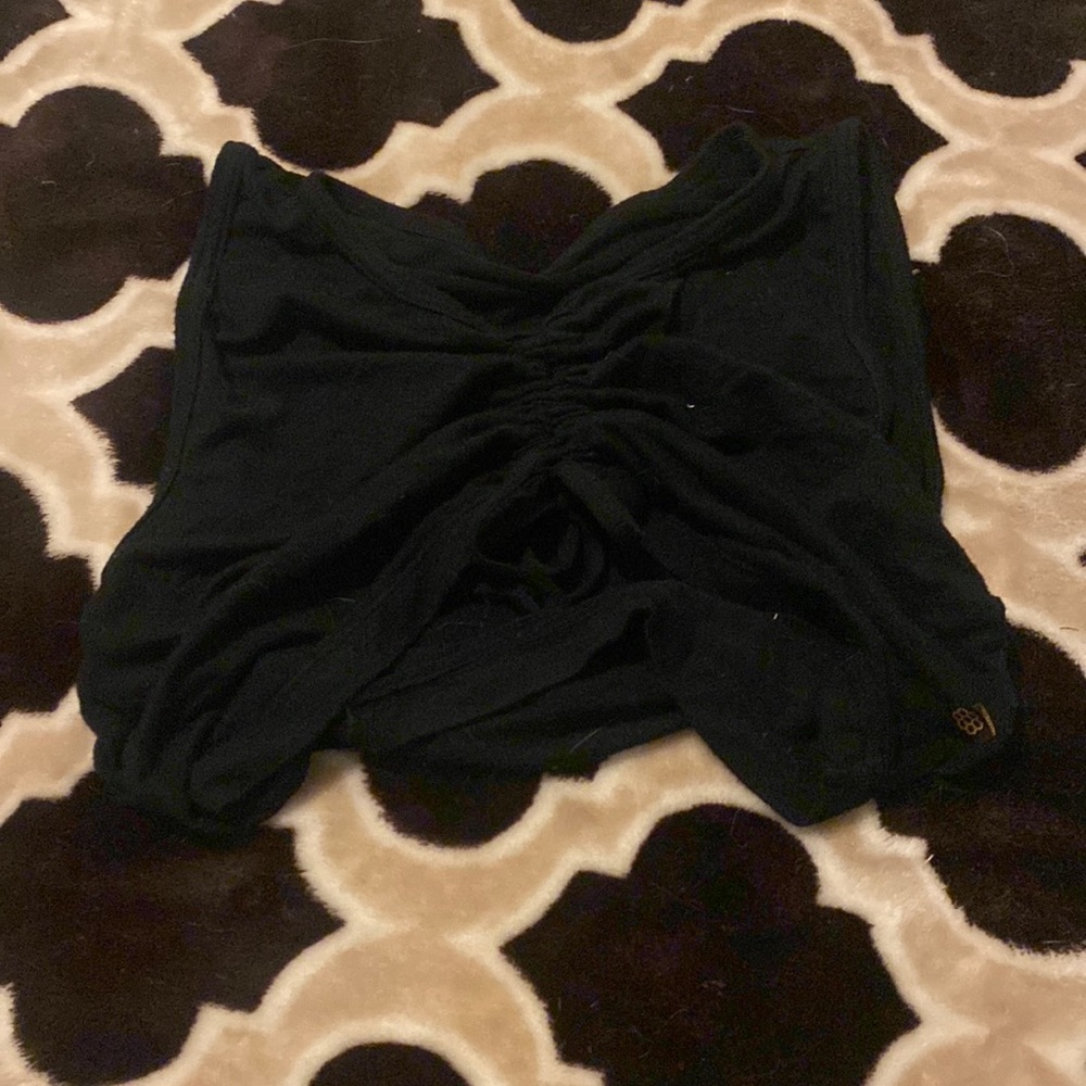 Black crop top
